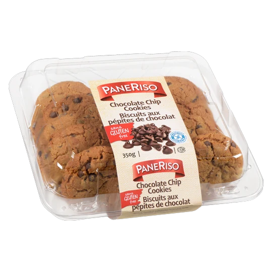 PaneRiso Chocolate Chip Cookies packaging
