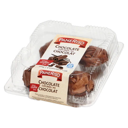 PaneRiso Chocolate Cupcakes packaging