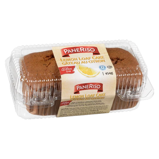 PaneRiso Lemon Loaf Cake packaging