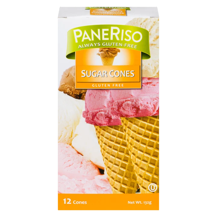 PaneRiso Sugar Cones packaging